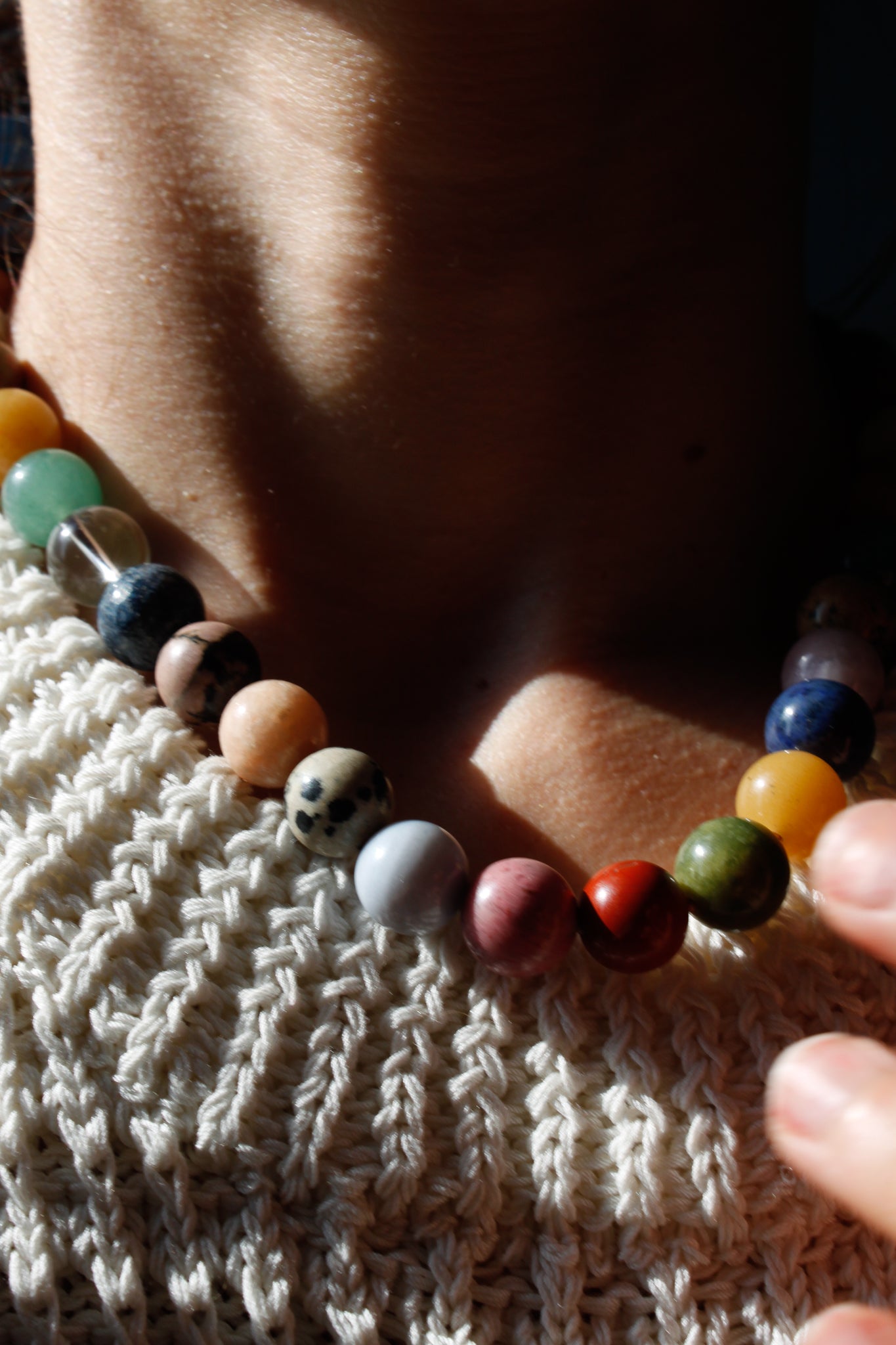 Stone Necklace -  Hybrid 12mm