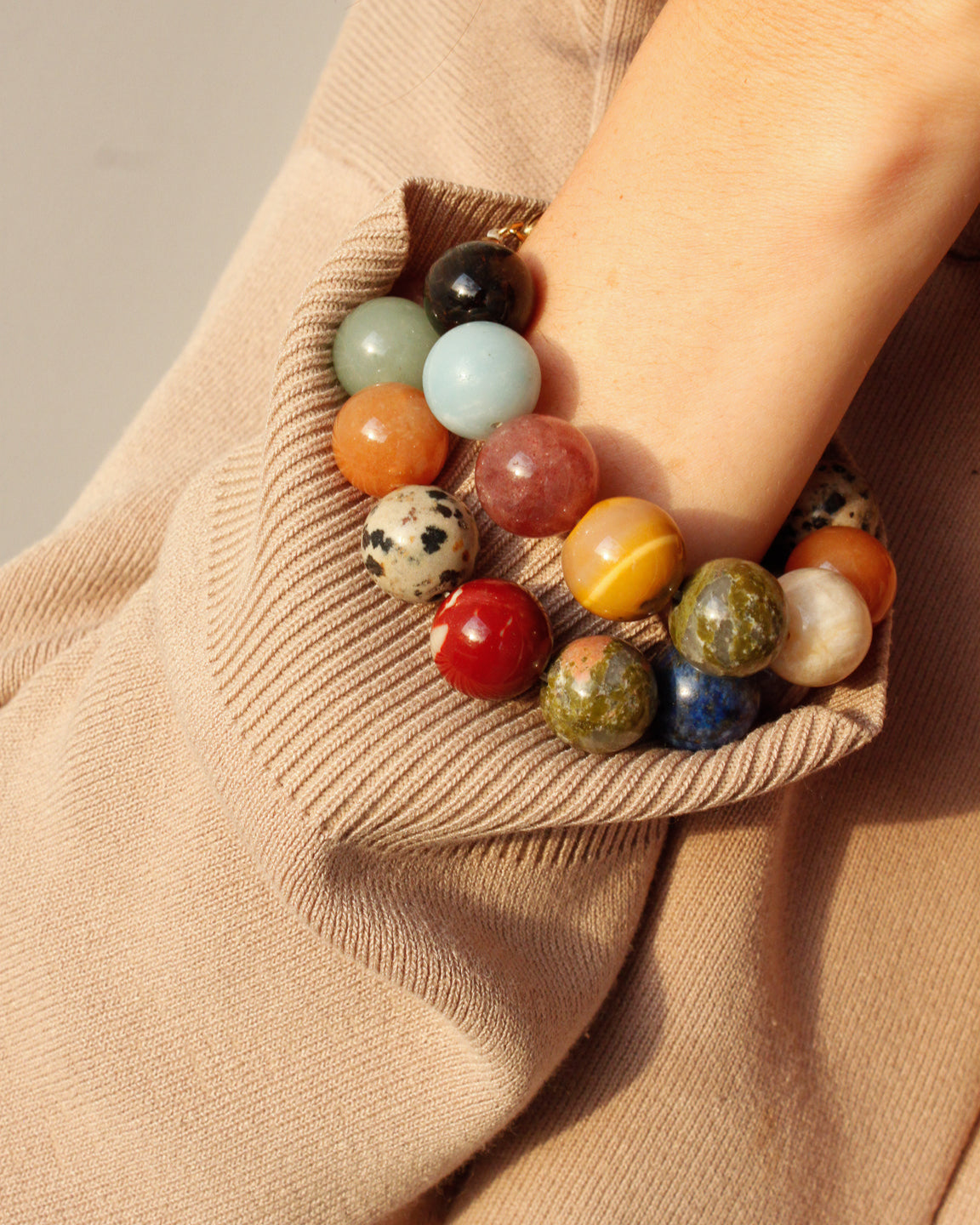 Stone Bracelet - XL Hybrid 16mm with Clasp