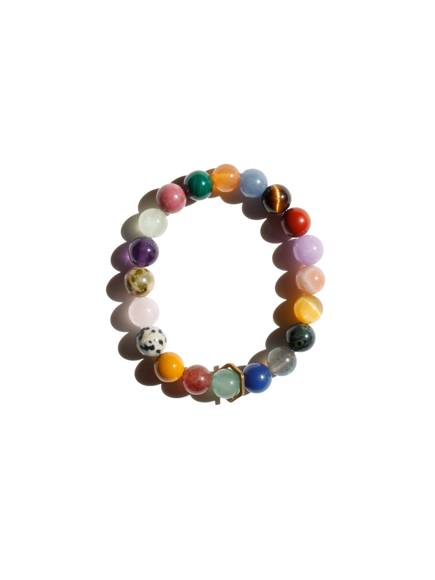 Stone Bracelet - Rainbow Hybrid 8mm