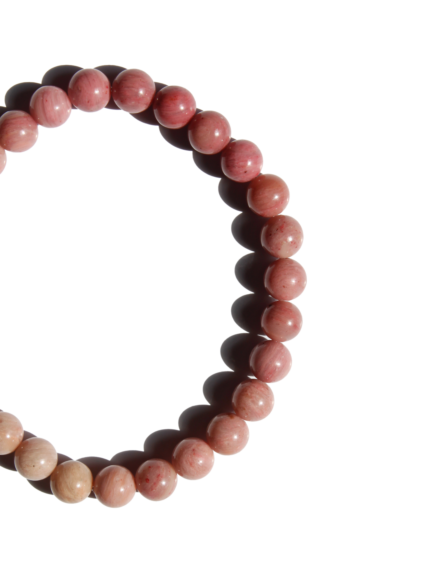 Stone Bracelet - Rhodonite 6mm
