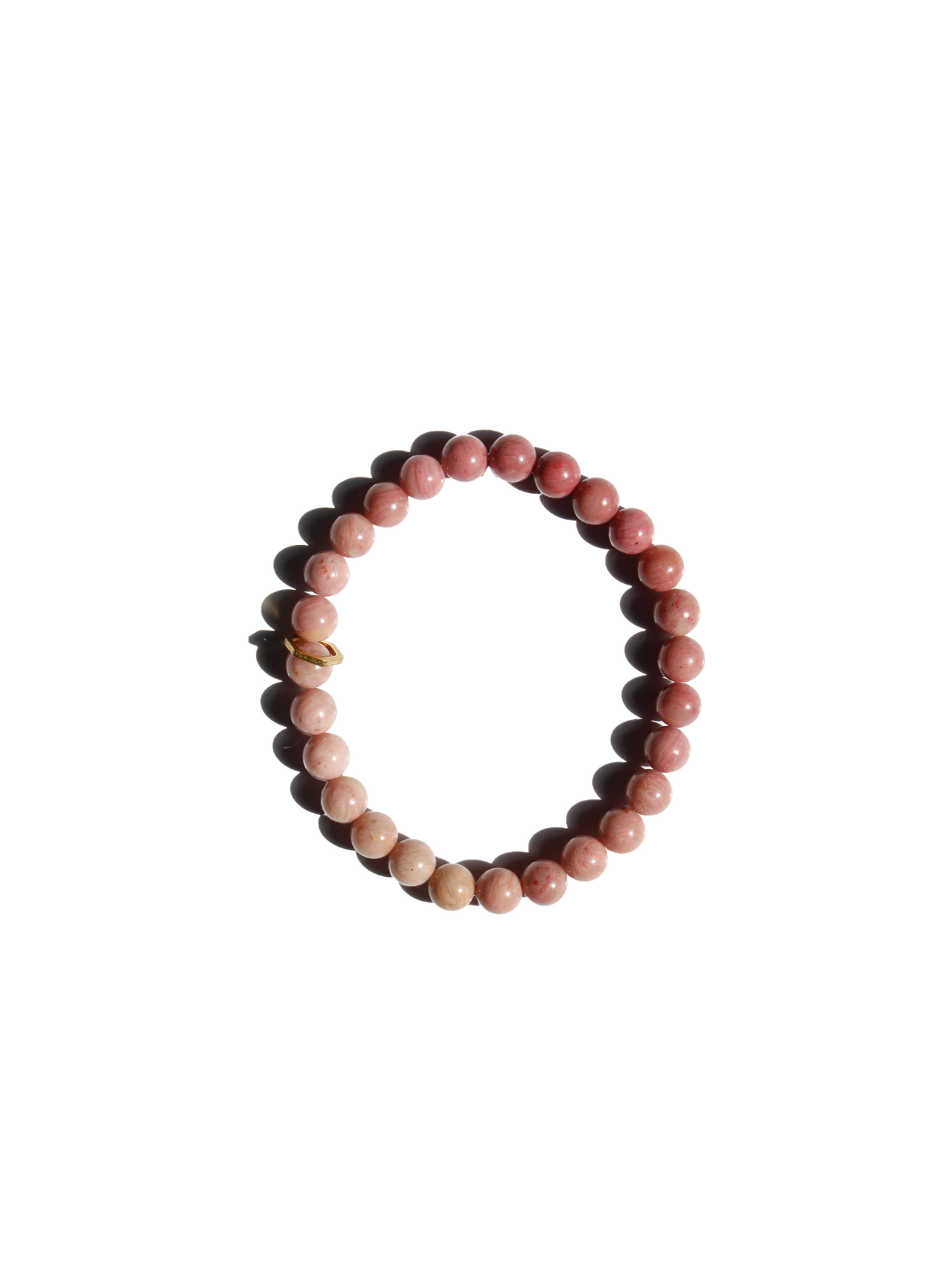 Stone Bracelet - Rhodonite 6mm