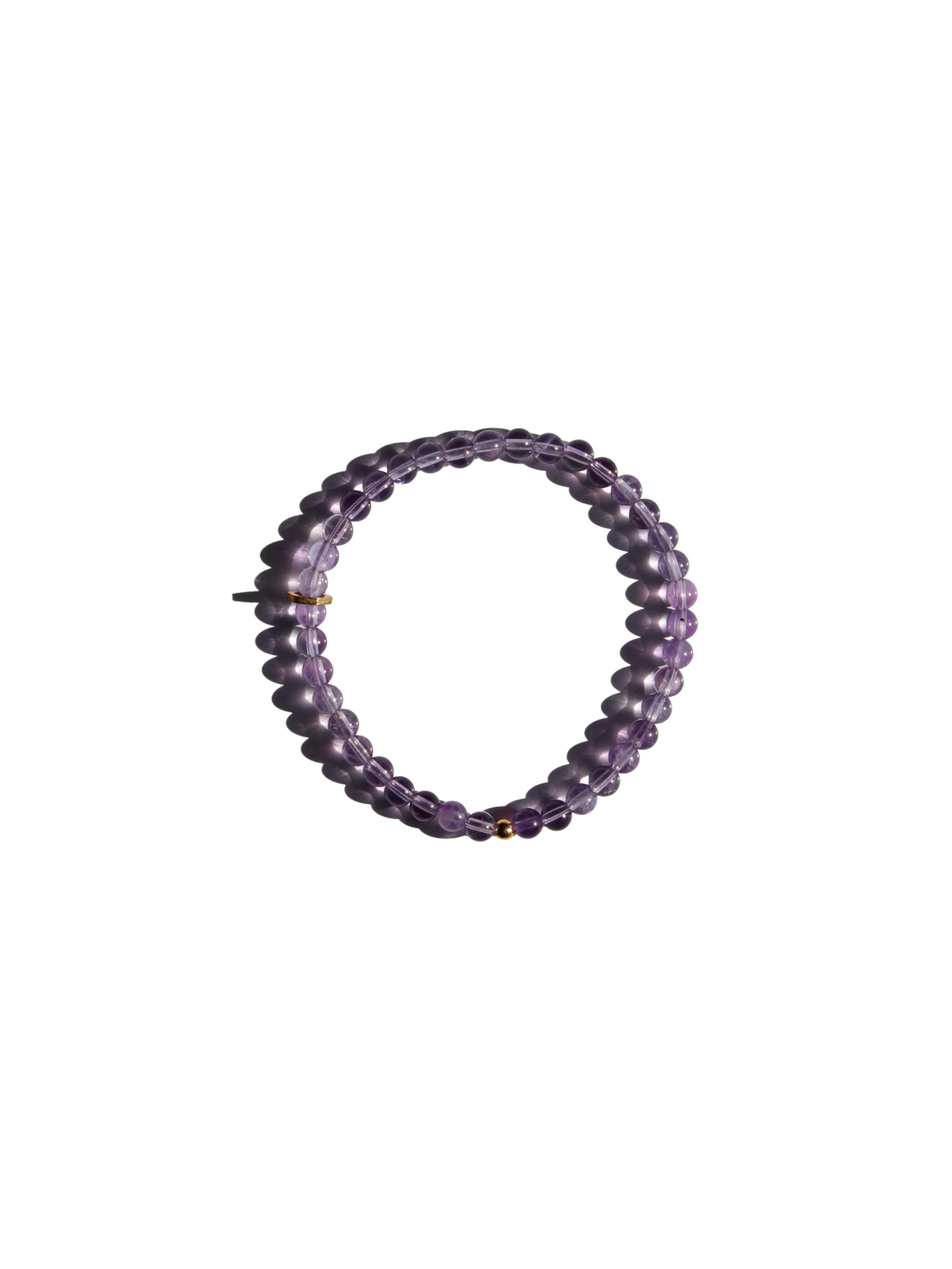 Stone Bracelet - Amethyst 4mm