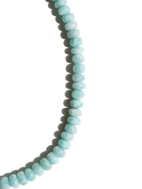 Stone Necklace - Amazonite Rondelles