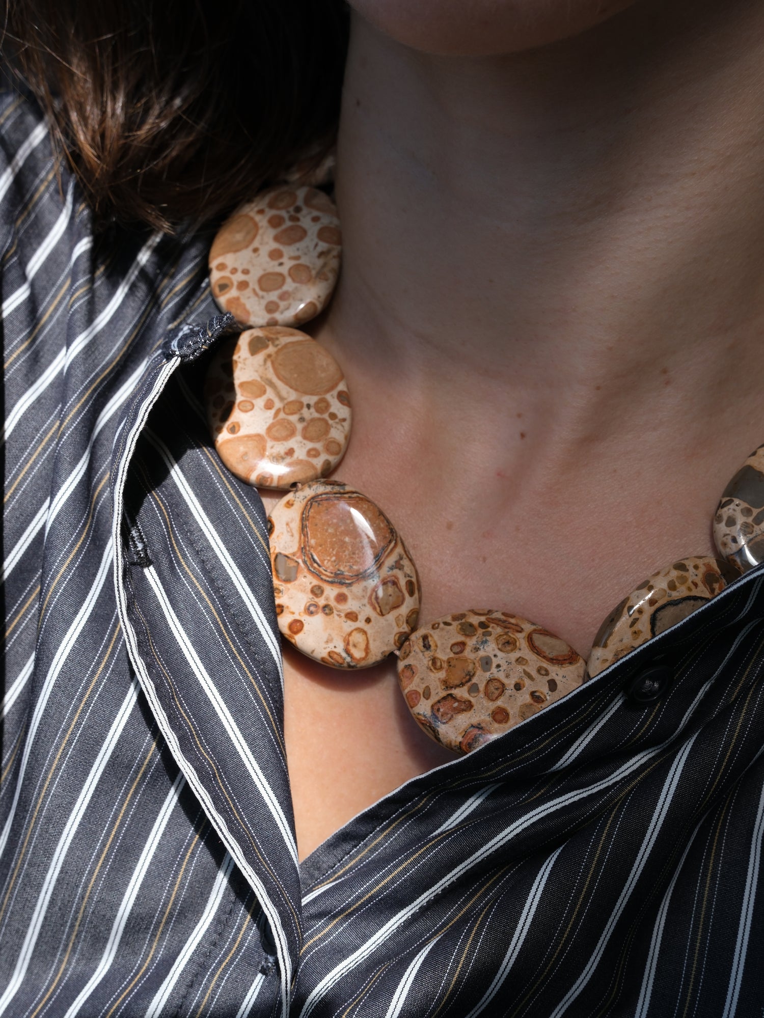 Stone Necklace - Rocker