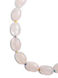 Stone Necklace - Color Dots and Ovals