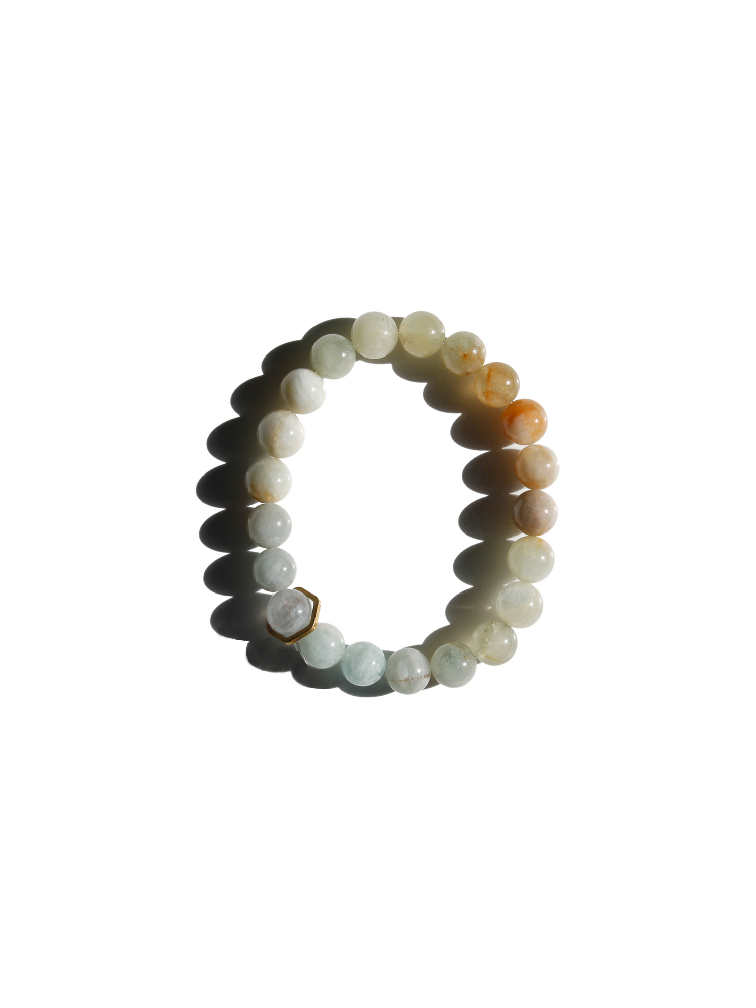 Stone Bracelet - Beryl Aquamarine 8mm