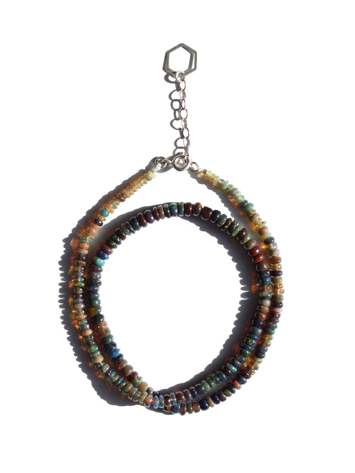 Stone Necklace - Black Opal