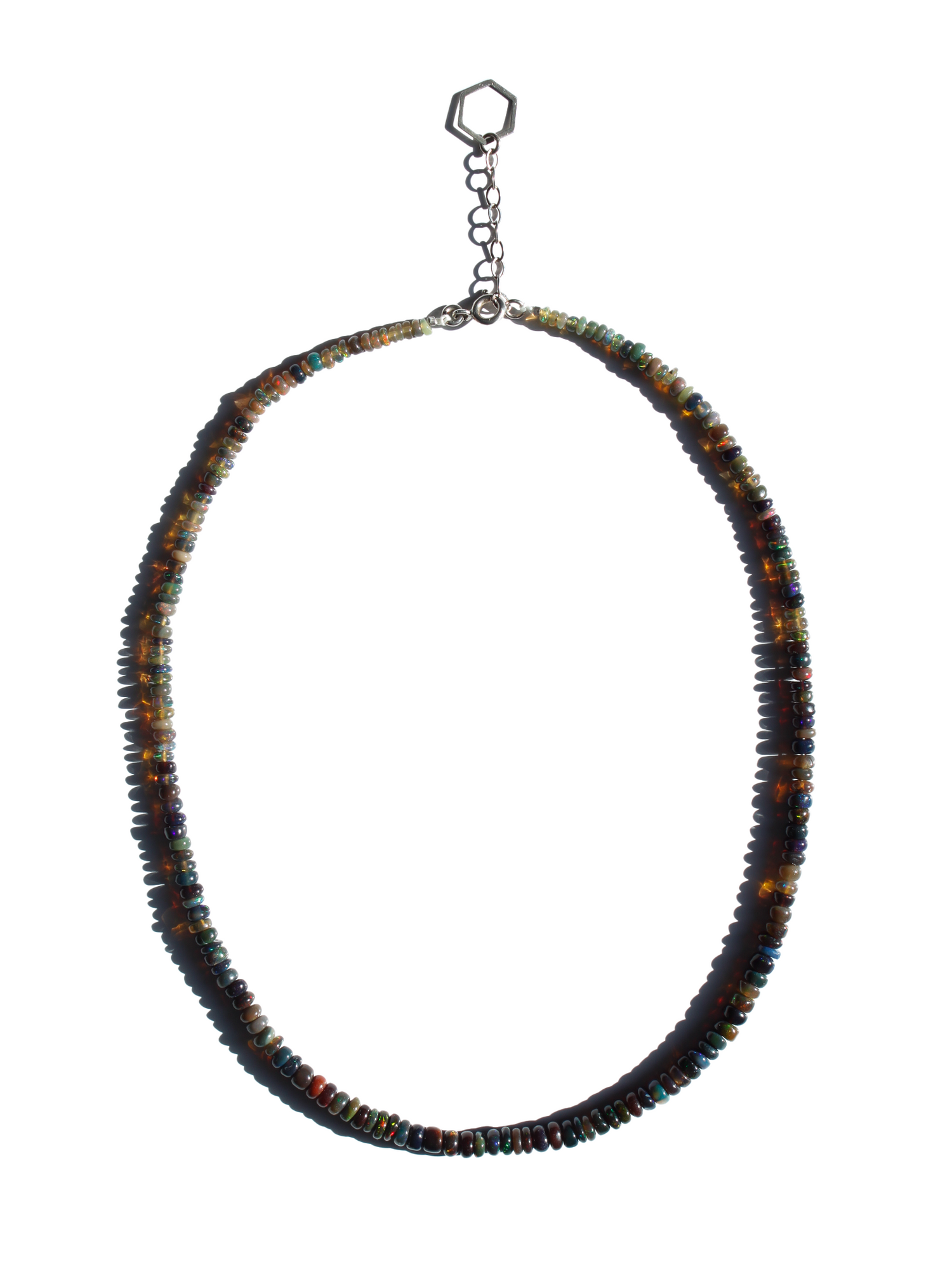 Stone Necklace - Black Opal