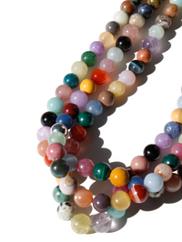 Stone Necklace - Aura Choker 8mm