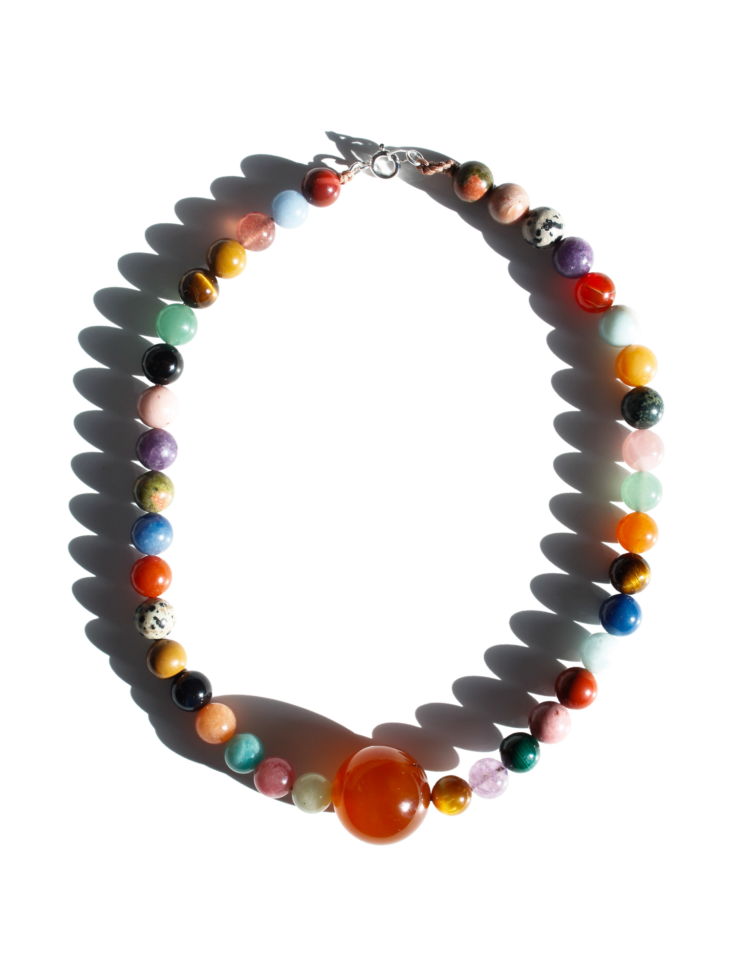 Stone Necklace - Carnelian Hybrid