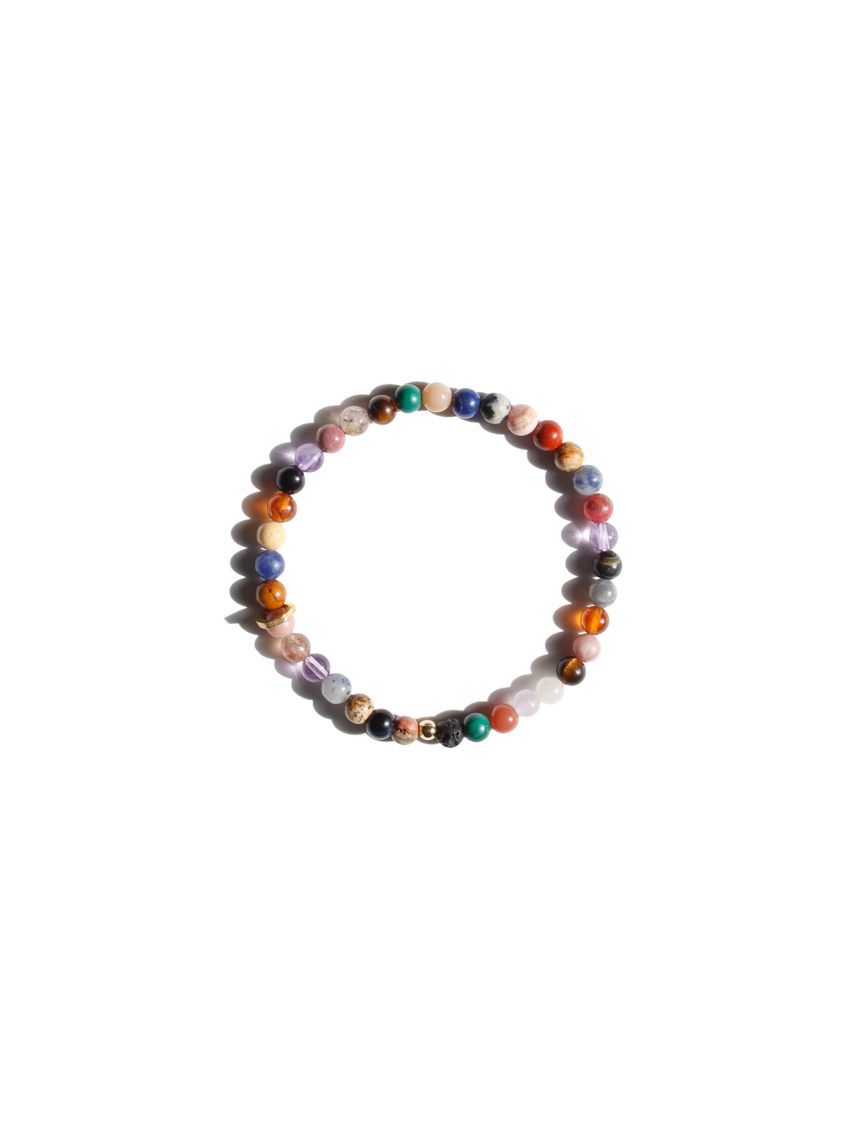 Stone Bracelet - Rainbow Hybrid 5mm