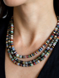 Stone Necklace - Forest Polychrome