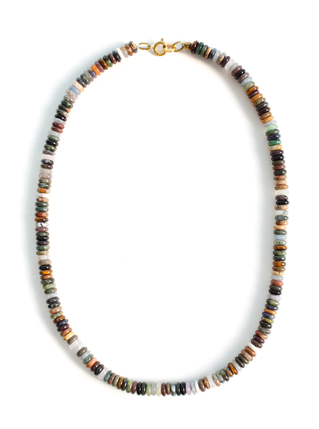 Stone Necklace - Forest Polychrome