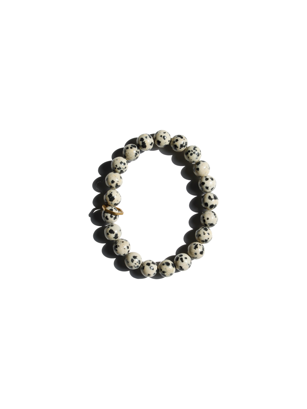 Stone Bracelet - Dalmatian Jasper 8mm