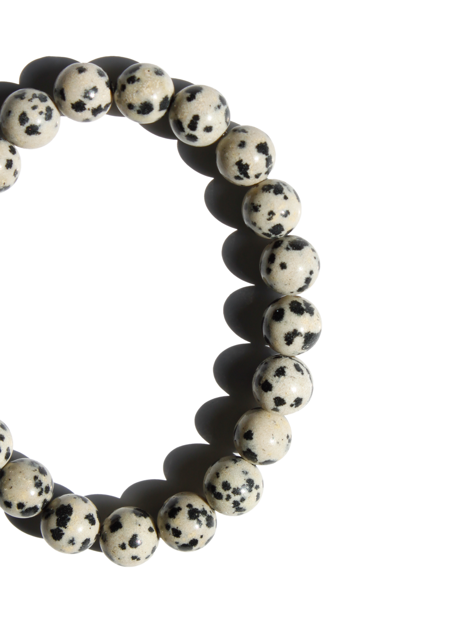 Stone Bracelet - Dalmatian Jasper 8mm