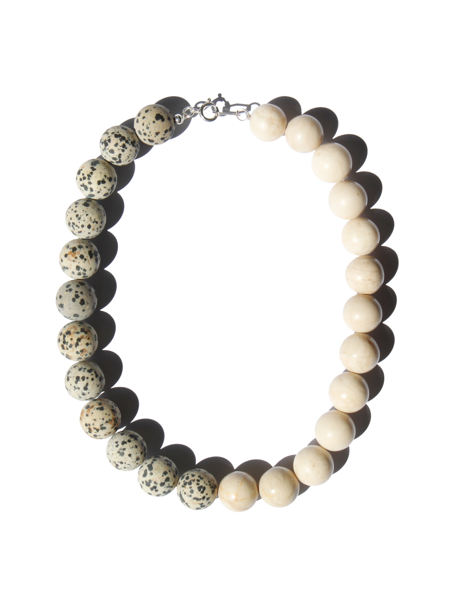 Stone Necklace - Dalmatian