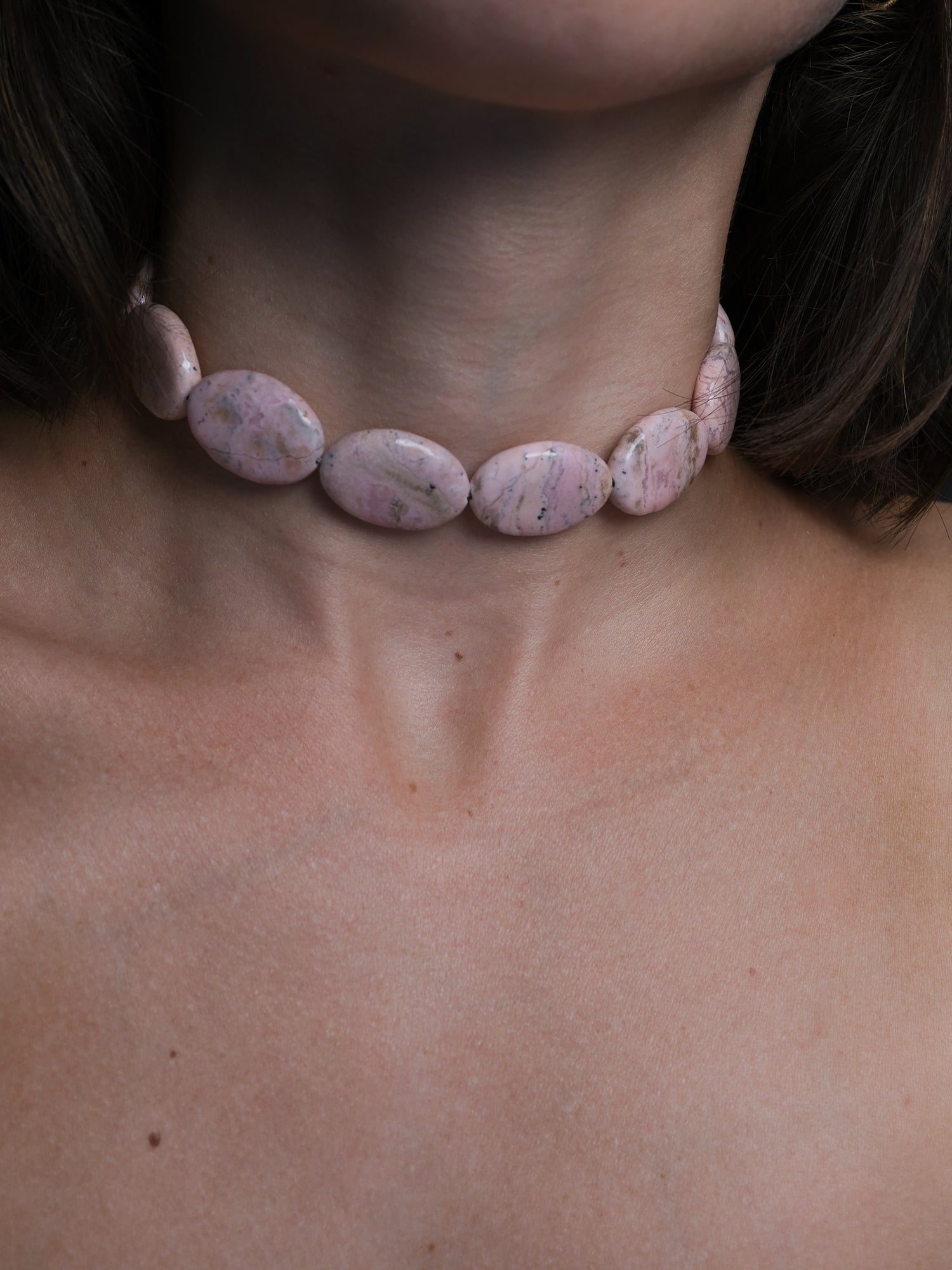 Stone Necklace - Cotton Candy