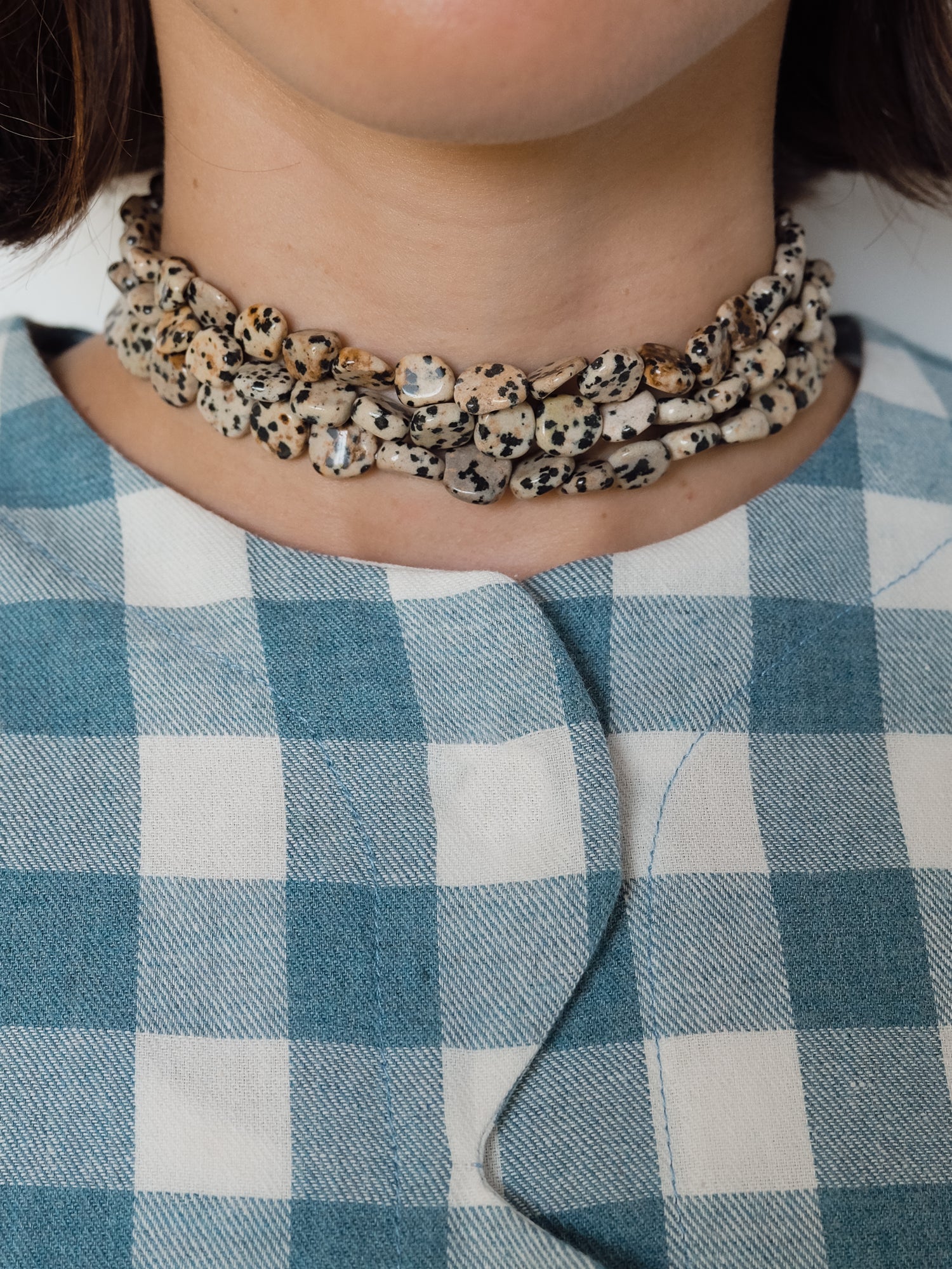 Stone Necklace - Pepper