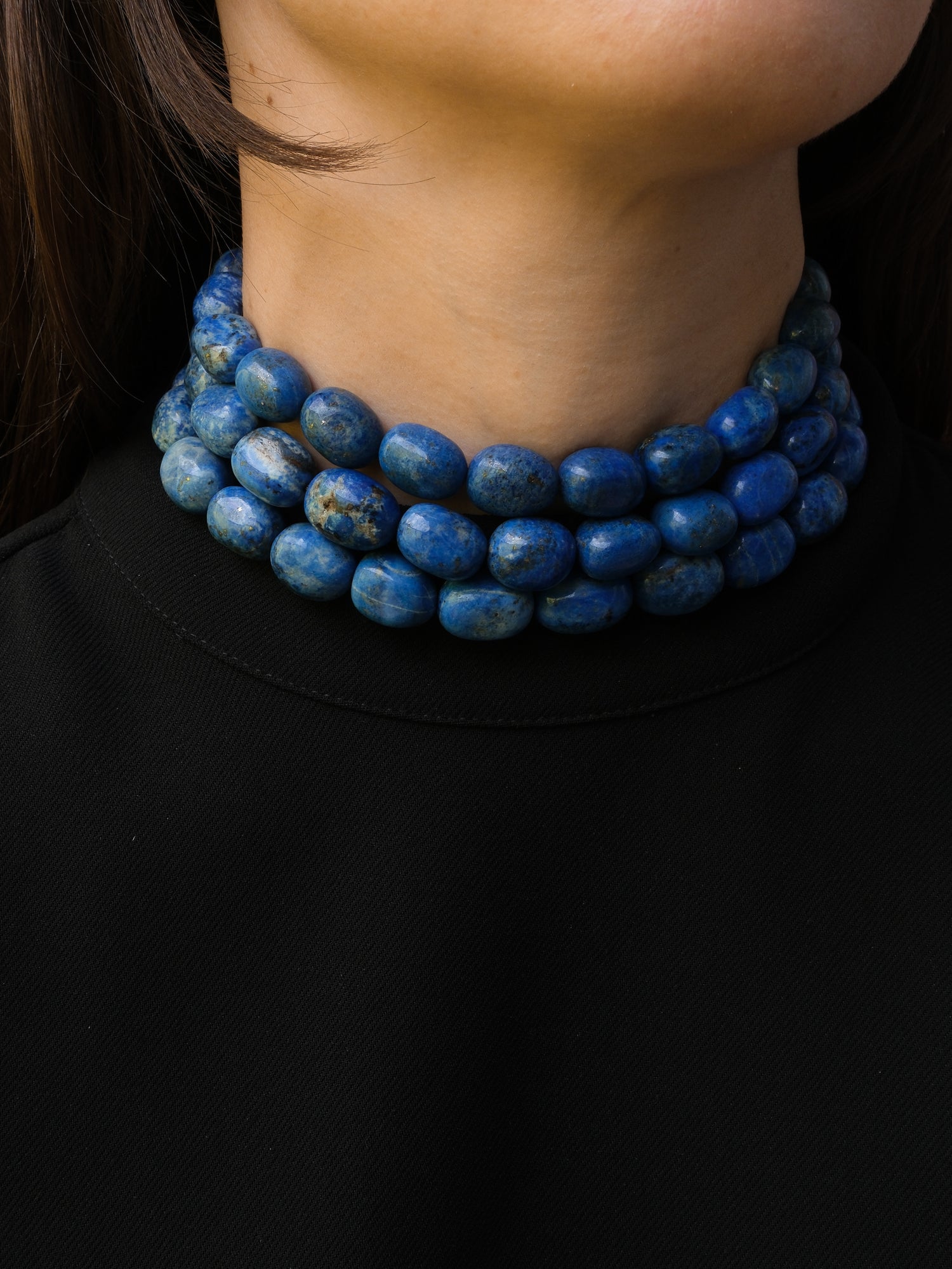 Stone Necklace - Lapis