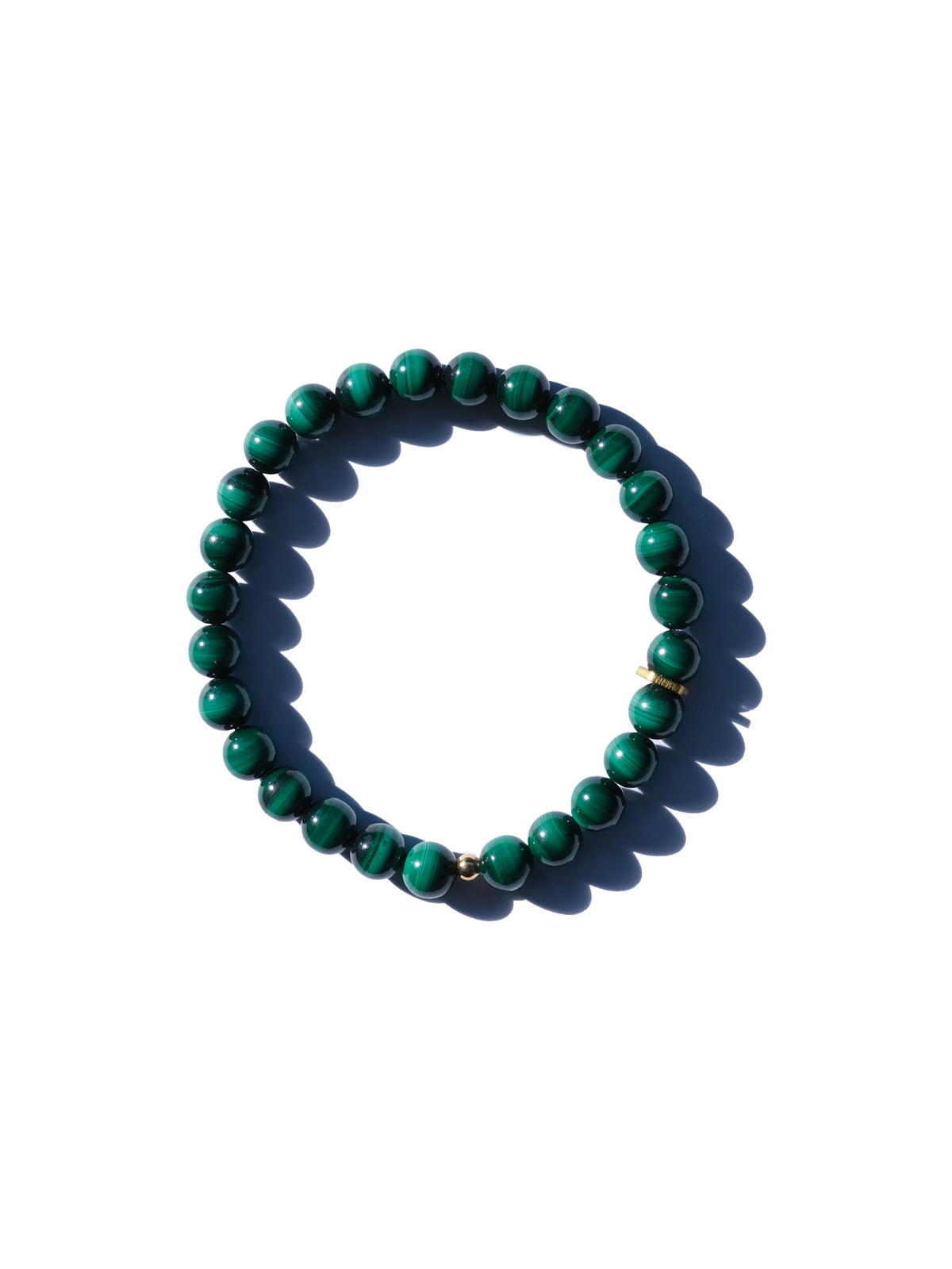 Stone Bracelet - Malachite 6mm