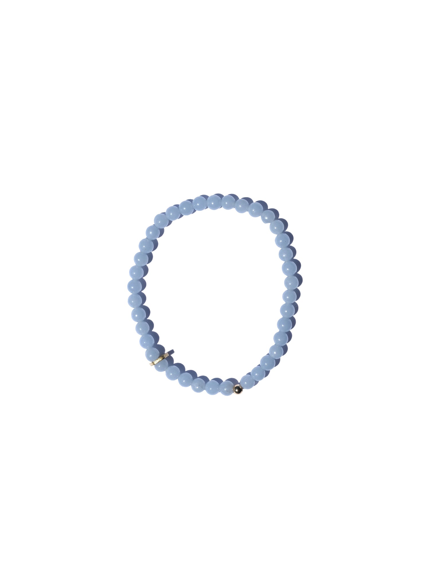 Stone Bracelet -Angelite 4mm