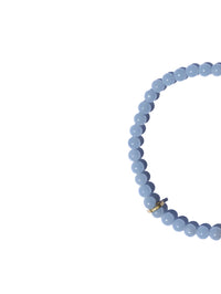 Stone Bracelet -Angelite 4mm