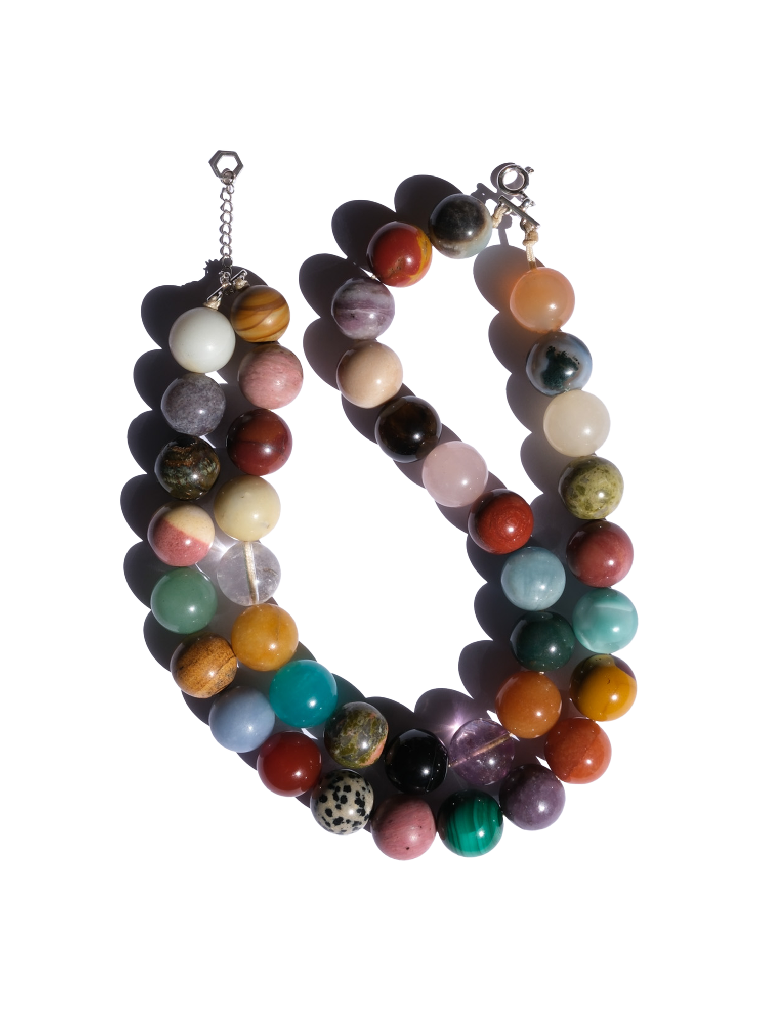 Stone Necklace - Double Choker 16mm