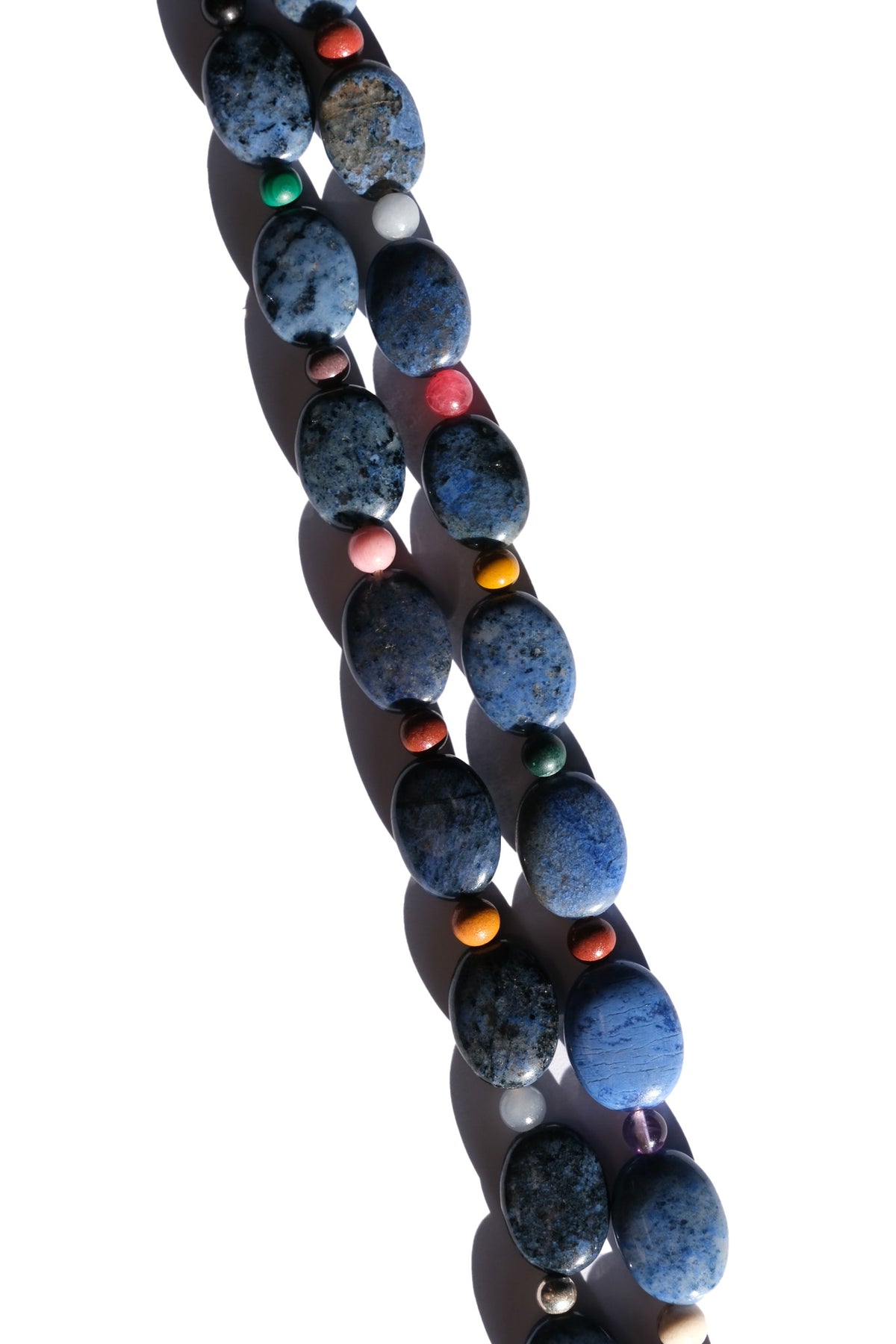 Stone Necklace - Double Confetti