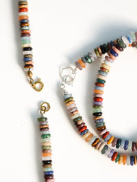 Stone Necklace - Forest Polychrome