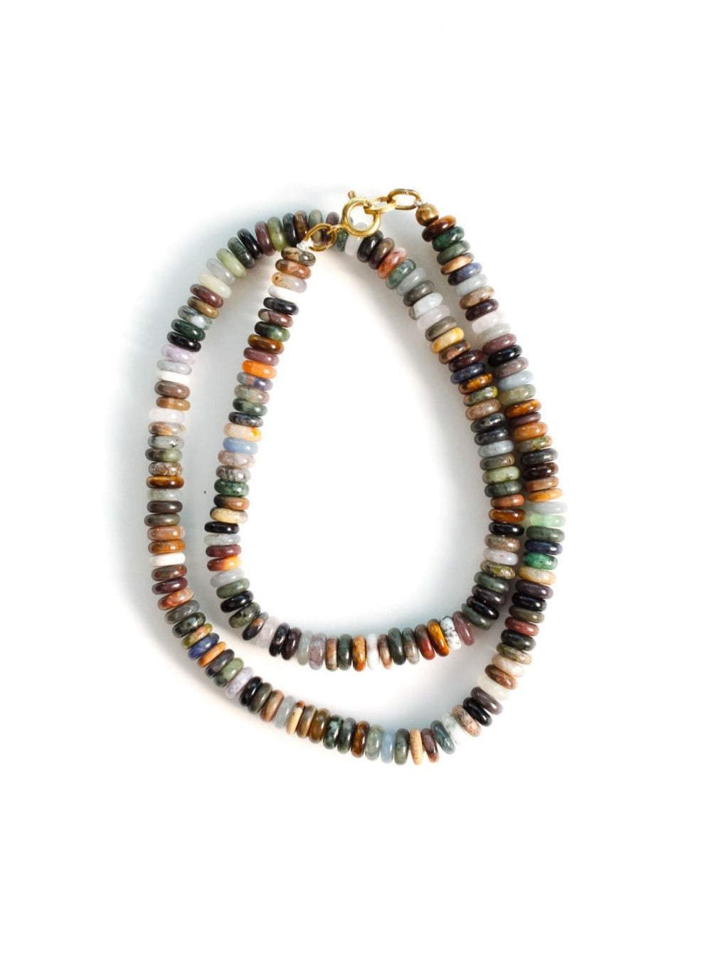 Stone Necklace - Forest Hues