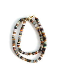 Stone Necklace - Forest Polychrome