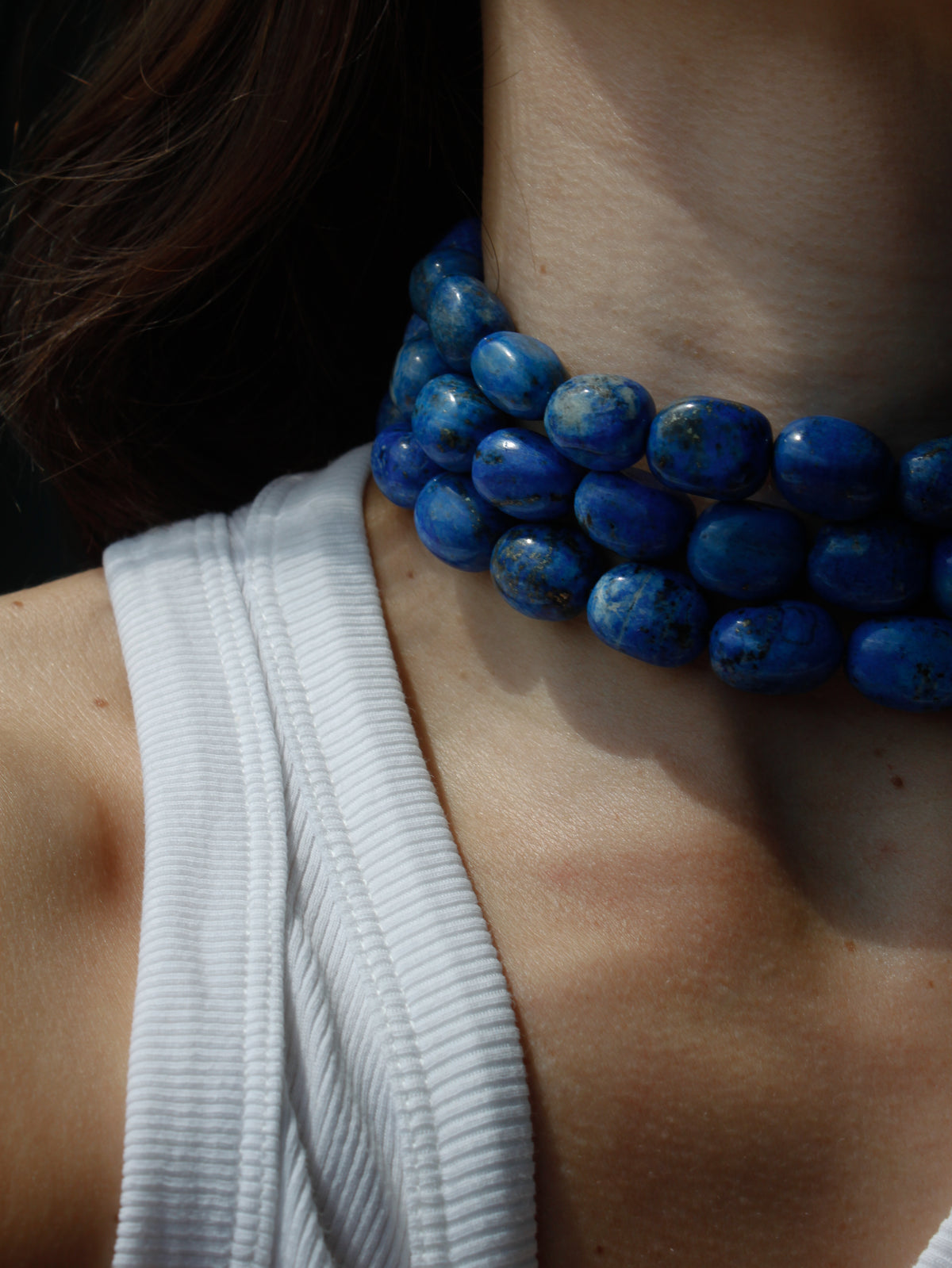Stone Necklace - Lapis