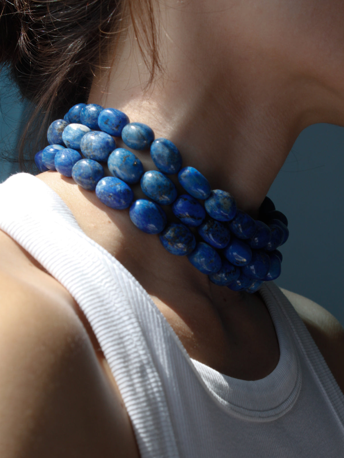 Stone Necklace - Lapis