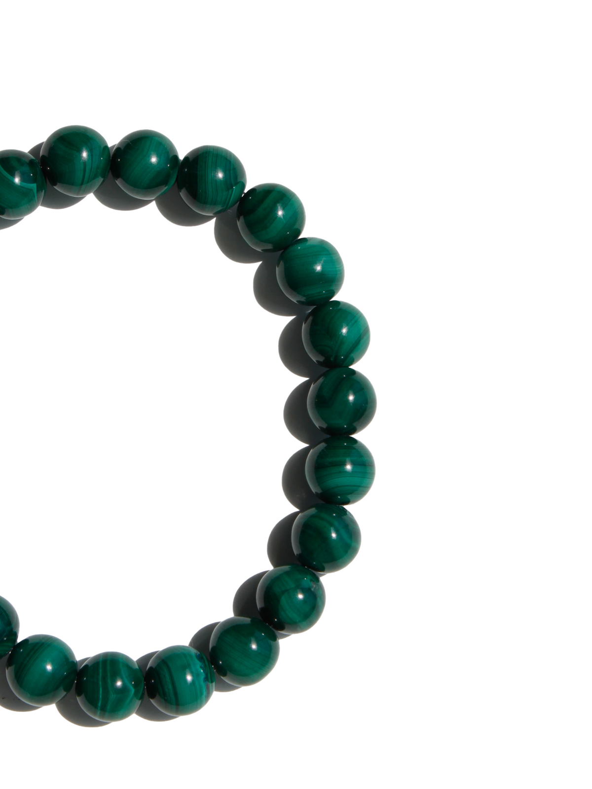 Stone Bracelet - Malachite 8mm