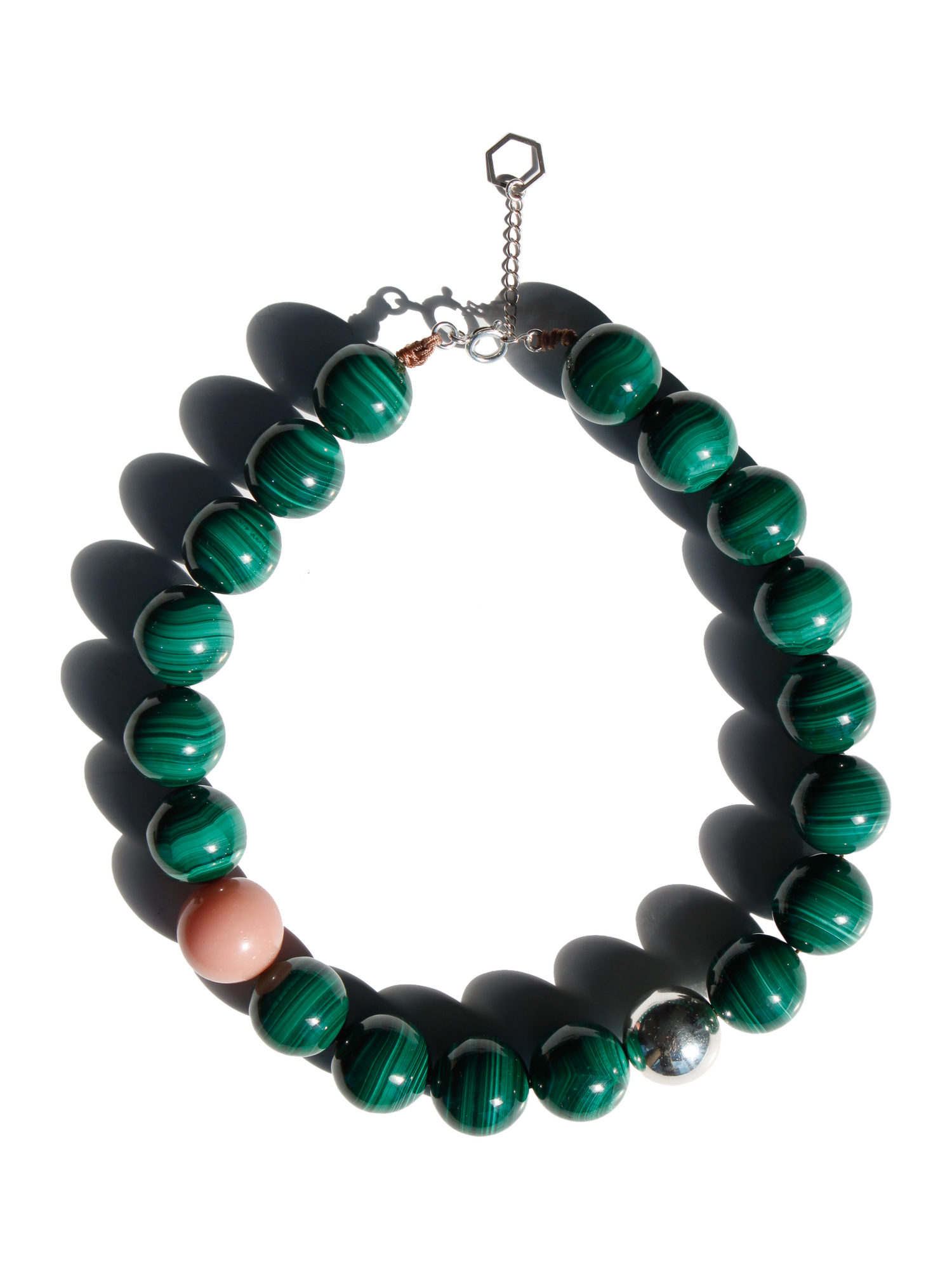 Stone Necklace - Malachite