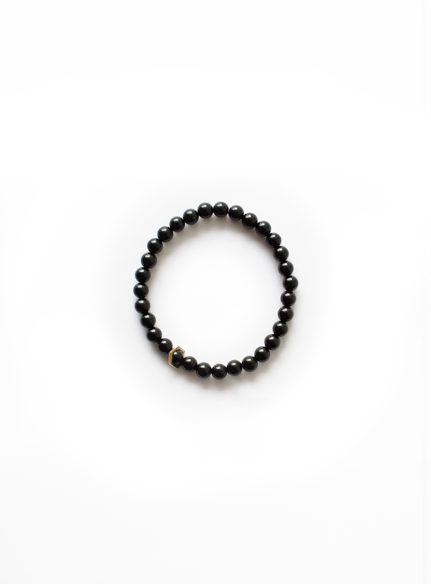 Stone Bracelet - Onyx 6mm