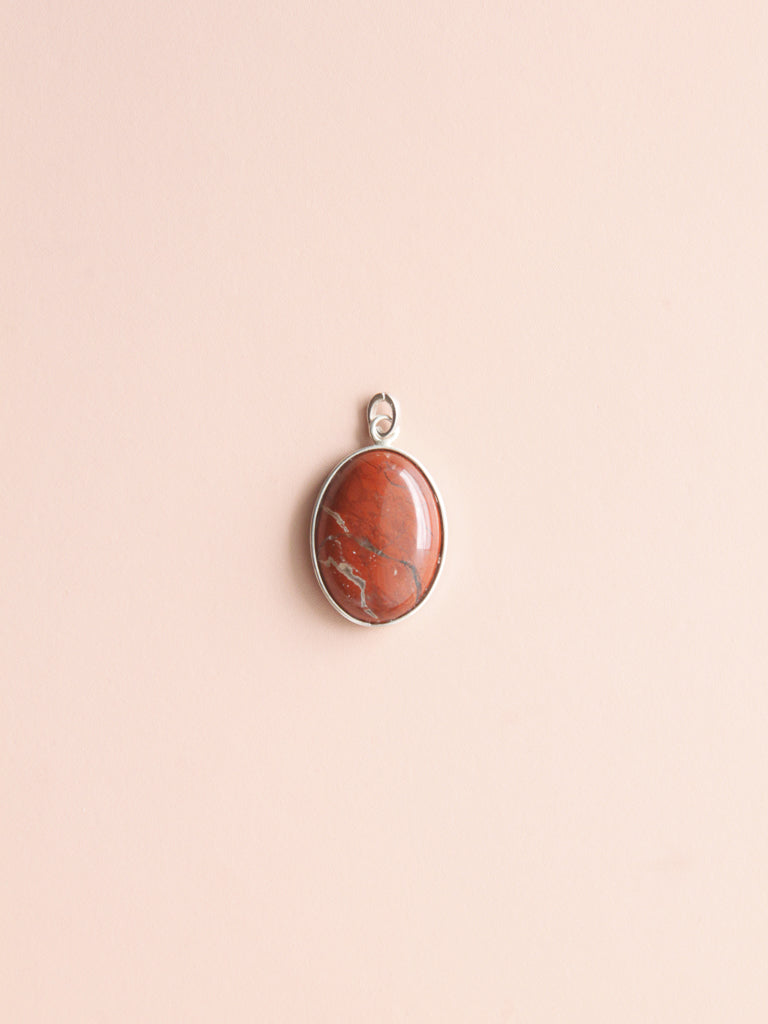 Stone Pedant - Red Jasper