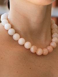Stone Necklace - Peach Gradient