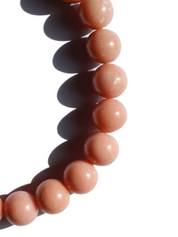 Stone Necklace - Pink Opal