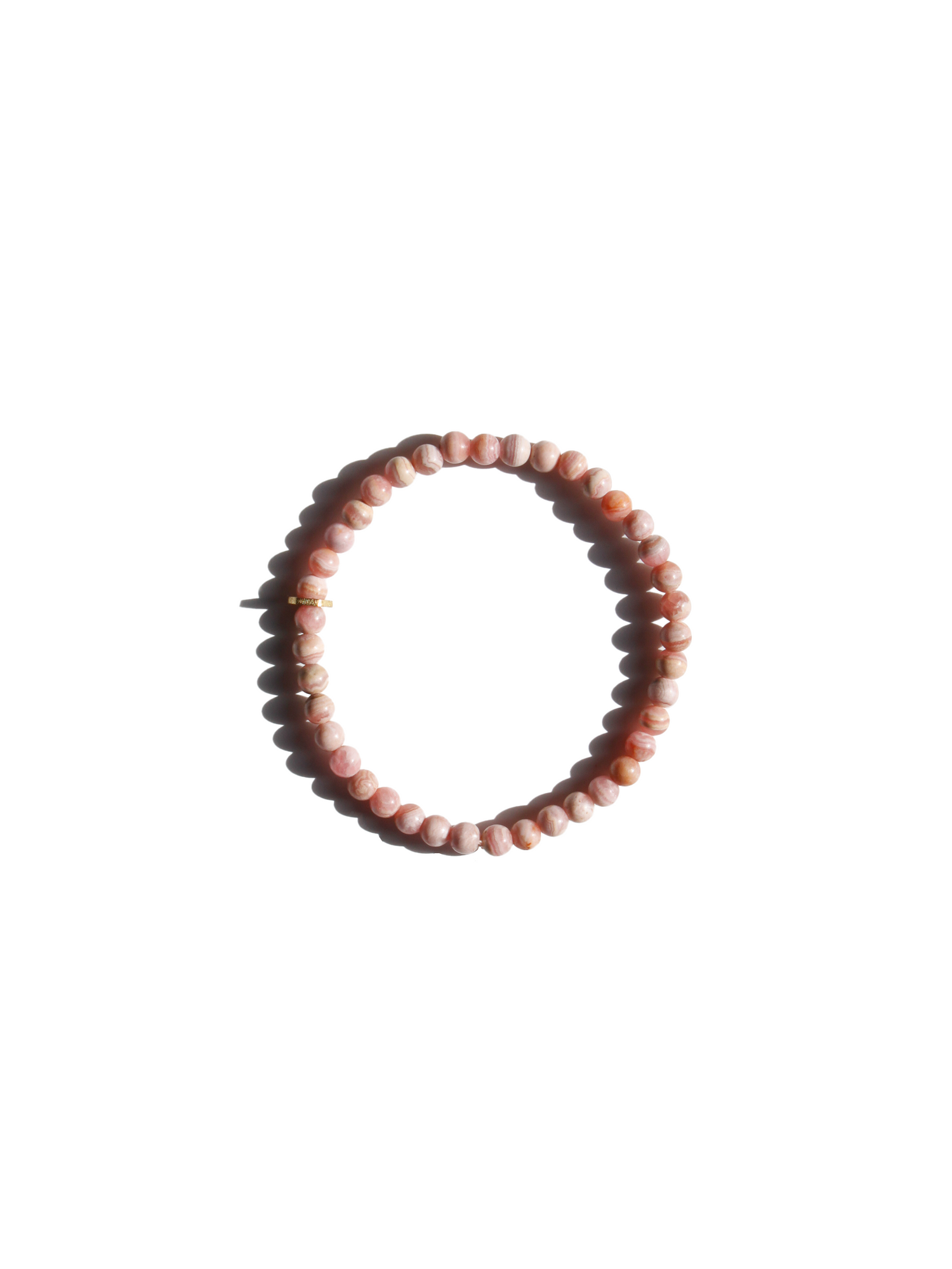 Stone Bracelet - Rhodocrosite 4mm