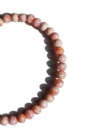 Stone Bracelet - Rhodocrosite 4mm