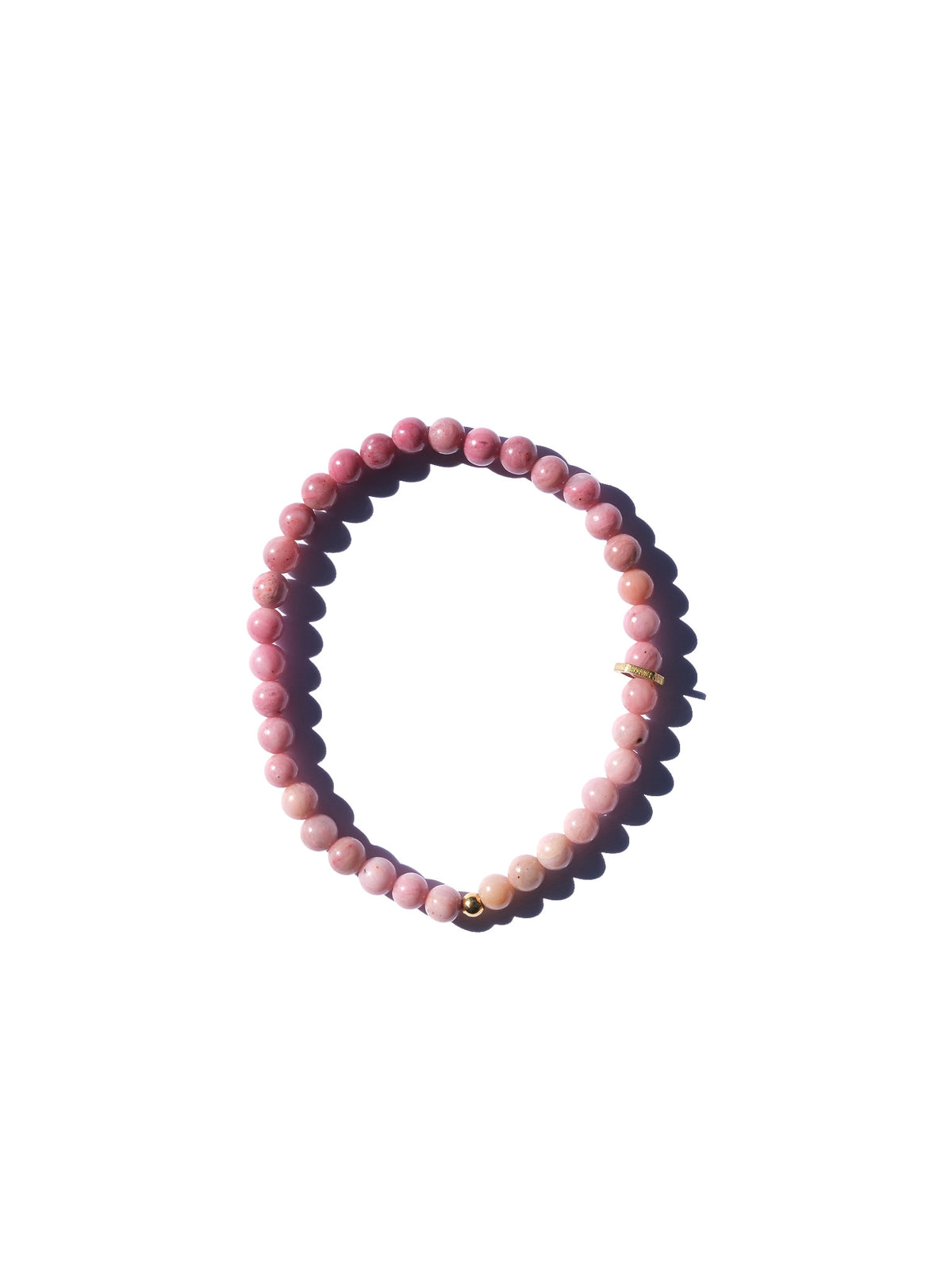 Stone Bracelet - Rhodonite 4mm