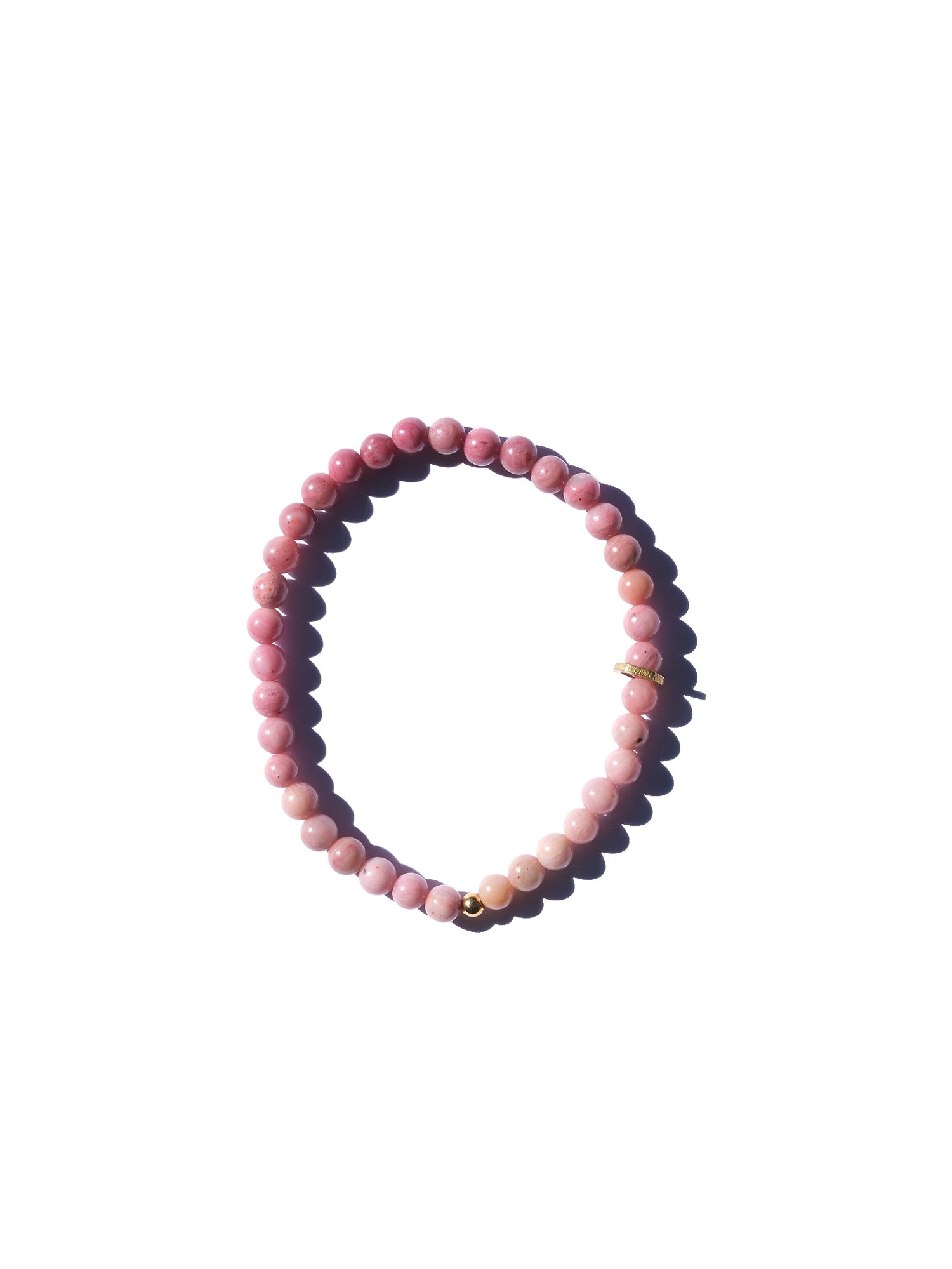 Stone Bracelet - Rhodonite 4mm