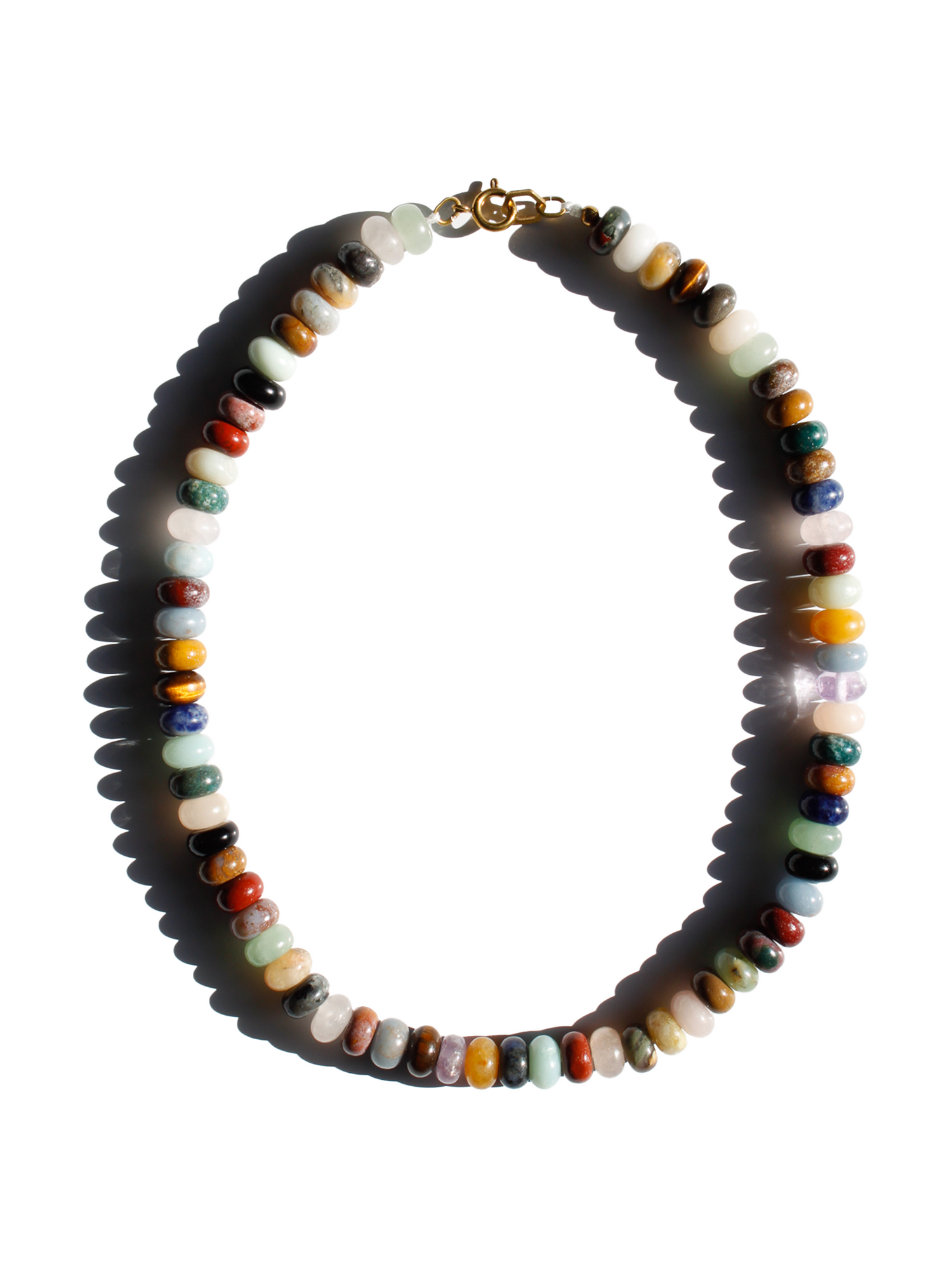 Stone Necklace - Hybrid Rondelles