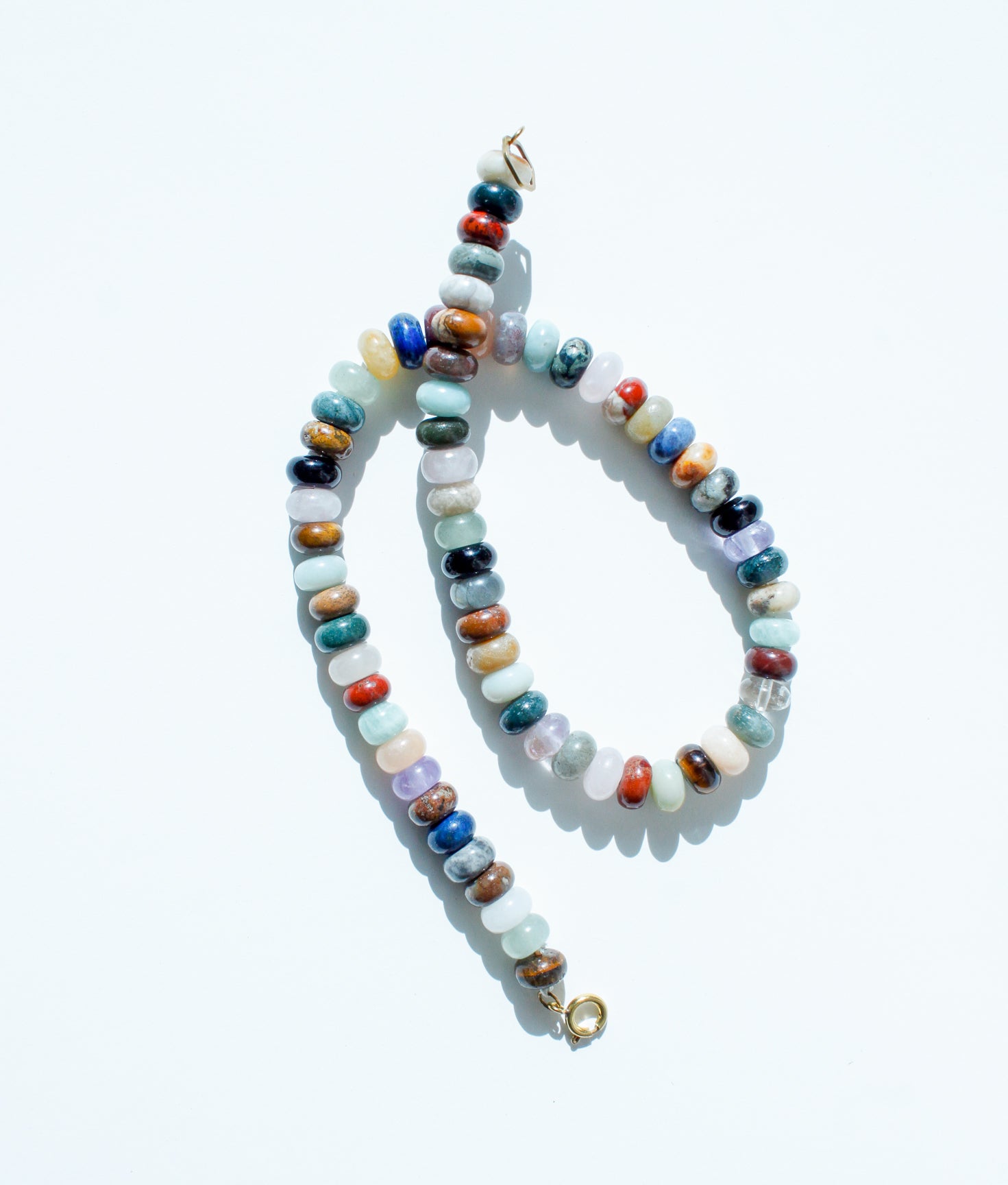 Stone Necklace - Hybrid Rondelles