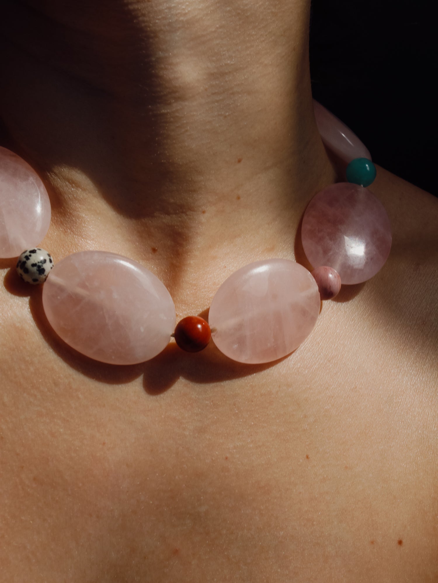 Stone Necklace - Rosa
