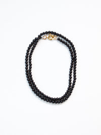 Stone Necklace - Onyx 4mm