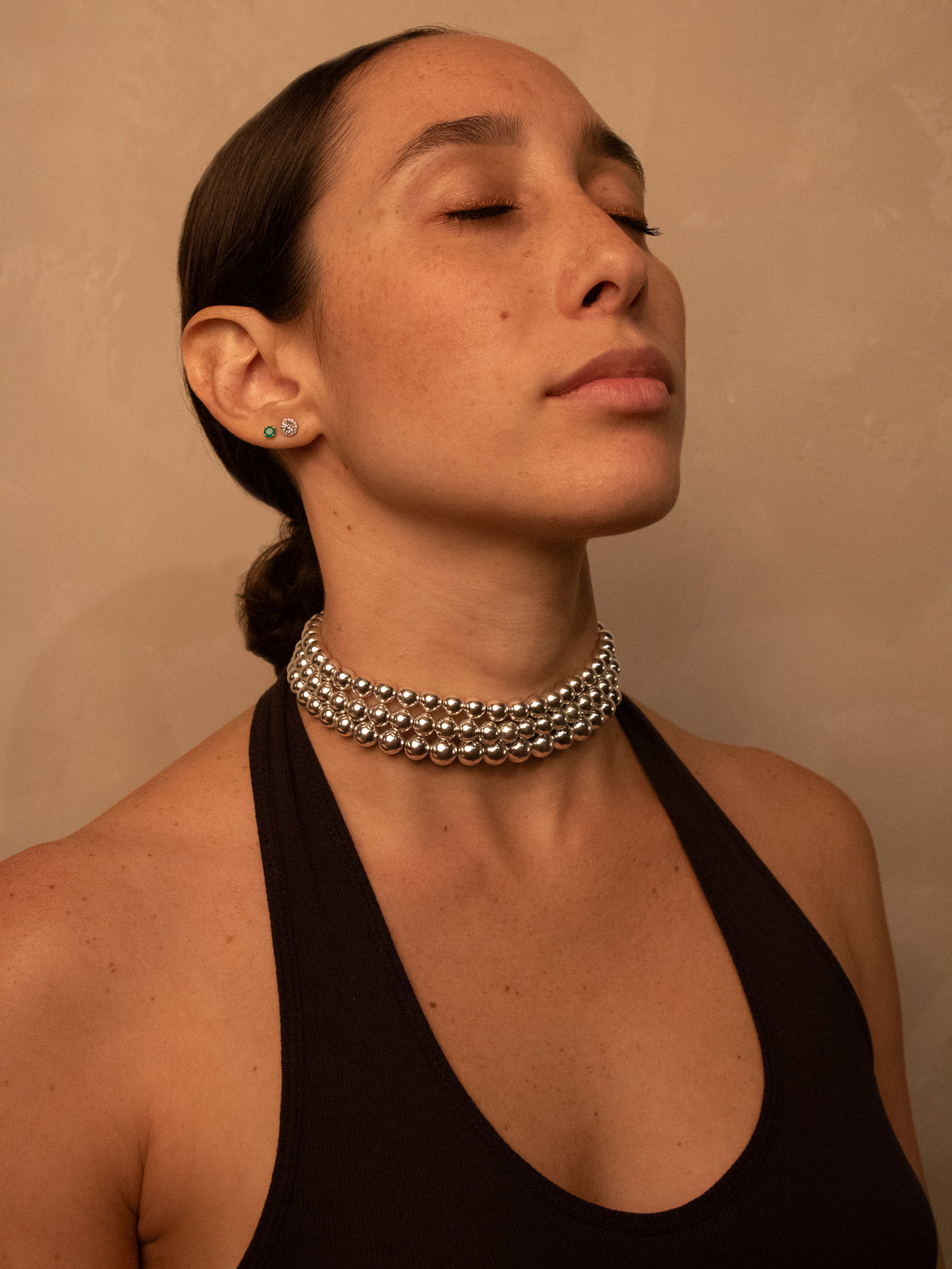 Silver Necklace - Cascade Choker