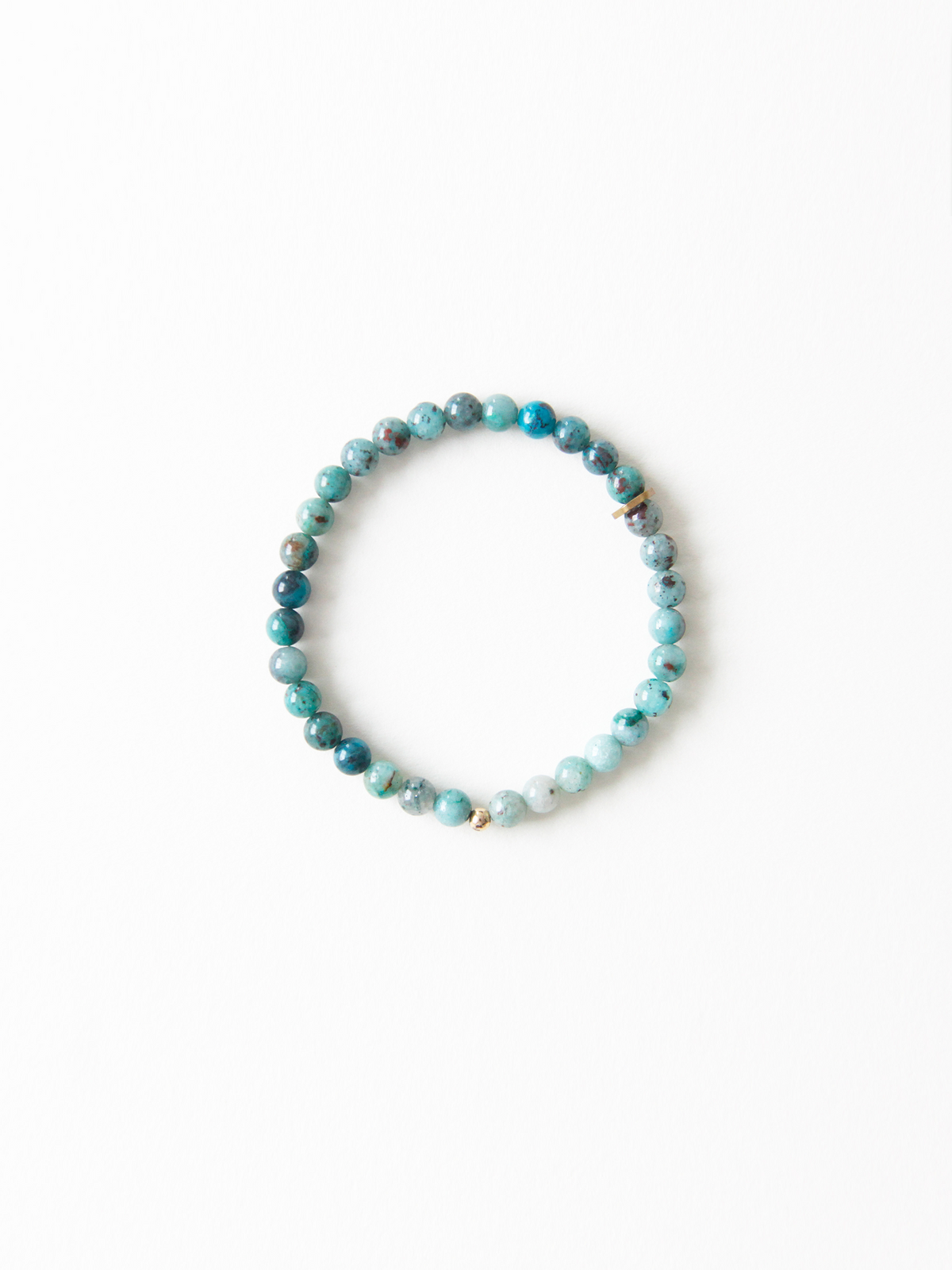 Stone Bracelet - Chrysocolla 5mm