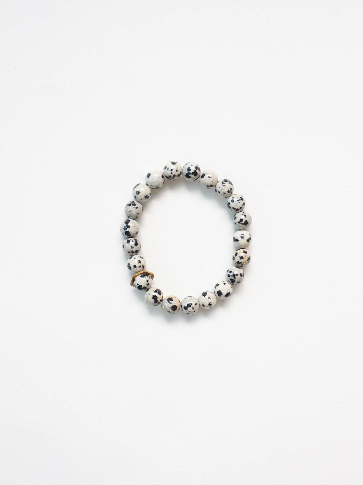Stone Bracelet - Dalmatian Jasper 8mm